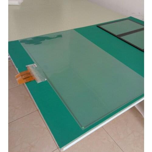 Long side type 50 inch capacitive touch foil 20 points transparent usb touch film with FPC tails locates at bottom