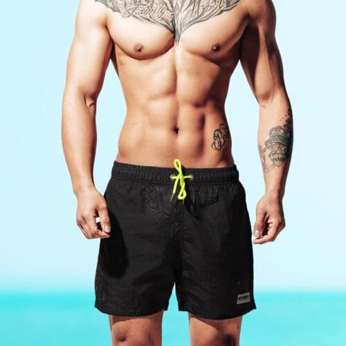 Breathable Swimwear Swimsuit Bathing Wear Summer New Mesh Swimming Shorts For Men Loose Boxer Brief Mens Beachpant Trunks Hombre