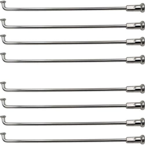 JQORG 8G Diameter 3.7mm Length Range 30mm-350mm be Customized 304 Stainelss Steel Motorcycle Spokes Sale With Brass Nipples