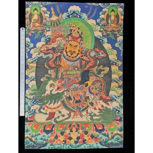 YIZHU CULTUER ART COLLECTION VINTAGE DECORATION SACRED BUDDHIST BUDDHAS THANGKA PAINTINGS