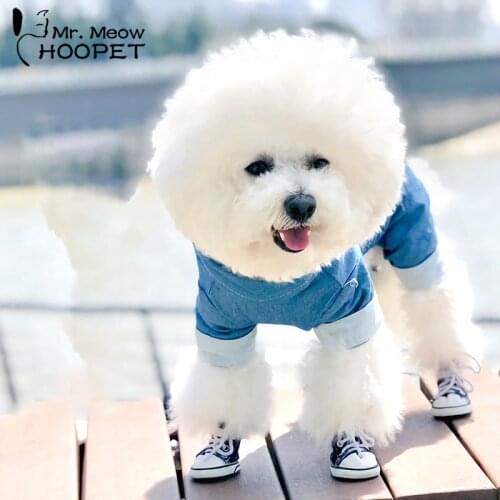 Hoopet Combination Boots For Pet Dog Rain Shoes Durable Shoes For Puppy Warm Autumn/Winter 4 Colors For Small Dog Pet Supplies