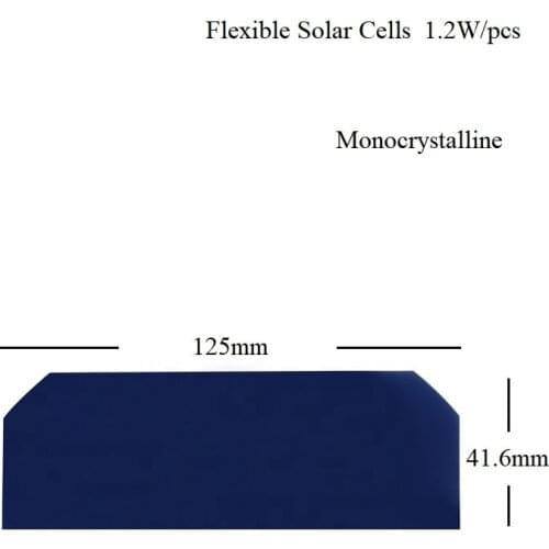 ALLMEJORES Monocrystalline solar cell 0.5v 1.2W flexible Sunpower solar cells 20pcs/Lot