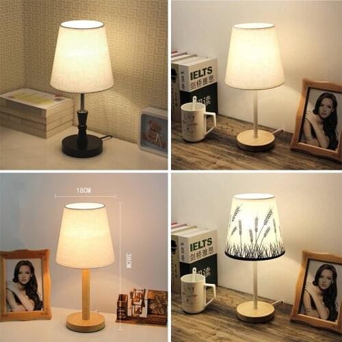 Table Lamps For Bedroom Vintage Classical Bedside Bed Lamp Nordic Desk Lamp Night Table Light Marriage Wedding Decor Led Lights