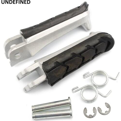 UNDEFINED Black Motorcycle Foot Pegs Front Footpegs Footrest Pedals For Honda CB250 CB600F CBR600F Hornet 250 Hornet 600 NC700