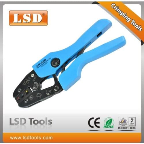 Pre insulated terminal and connector clamp AN-03D manual tool for electrical wiring tool