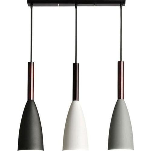 Adjustable Hanging Wire Pendant Lamp Nordic Minimalist 1/3 Heads Hanging Light for dining room Kitchen Cafe Living Room decor