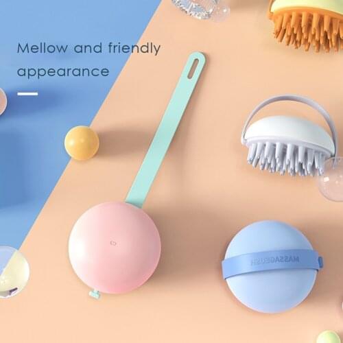 Pet Cat Comb Grooming Scrubber Shower Brush Portable Dog Shampoo Massager Brush for Baby Bathing Hair Clean Silicone Brushes