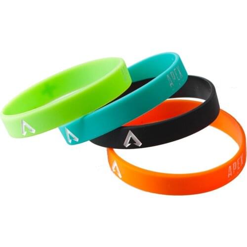 50pcs/lot Game APEX LEGENDS logo Bracelet Silicone Wristand For Women&Men 4 Colors Options