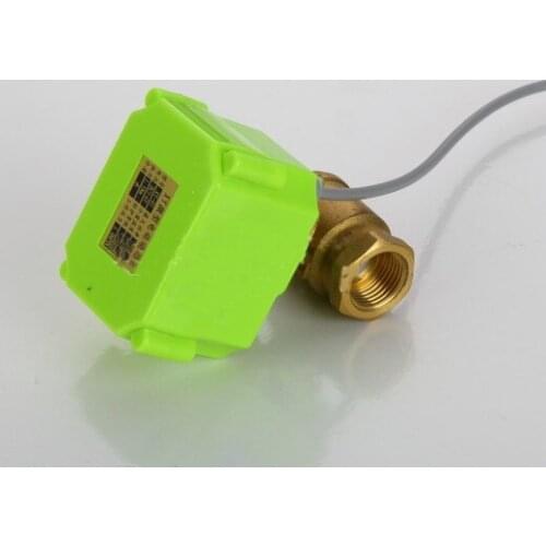 Brand New 1" DN25 DC12V Motorized Ball Valve of full bore , Brass Electric Ball Valve, CR-01/02/03/04/05