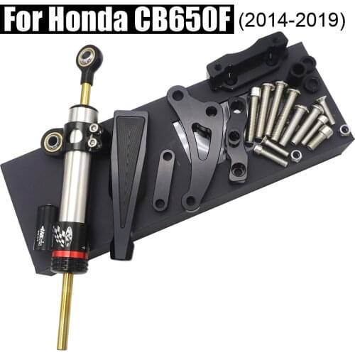 For Honda CB650F 2014-2019 Motorcycle special steering damper mounting bracketSteering Stabilizer Damper Mounting Bracket
