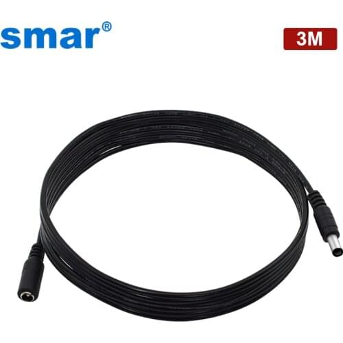Standard DC12V Power Extension Cable 3 Meter/ 10FT Jack Socket Extension Cord For Wireless Wifi and Wire Camera