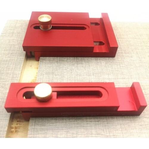 Woodworking Table Saw Gap Slot Regulator Slot Ruler Make The Mortise and Tenon Movable Measuring Block Length gauge