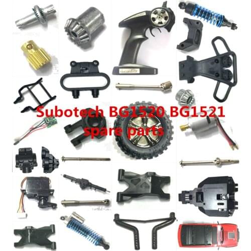 Subotech BG1521 BG1520 RC Car Spare parts motor gear screw Swing arm shaft pin C seat Tire servo ESC Differential Rear axle etc