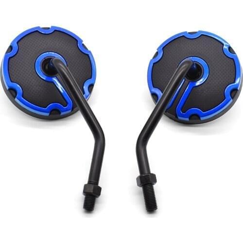 Universal Motorcycle Accessories Motorcycle Rearview Mirrors 10mm Modified For Honda Black SpiRit NC750S NC750X CB1100 CBF1000