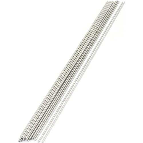Uxcell 20PCS 300mm x 2mm Stainless Steel Round Rod Axle Bars for RC