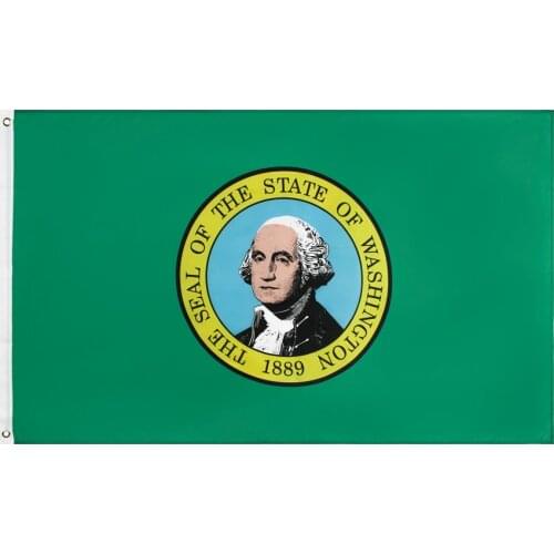 Yehoy 90*150cm us usa state 1889 washington flag