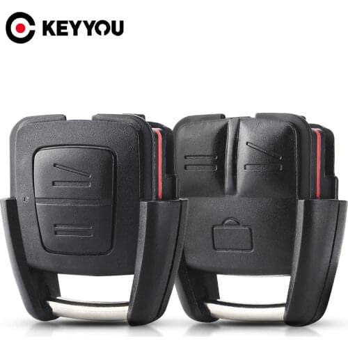 KEYYOU For Opel 2/3 Buttons Remote Car Key Case For Opel Vauxhall Astra Zafira Omega Vectra Replacement auto Key Car Accessories