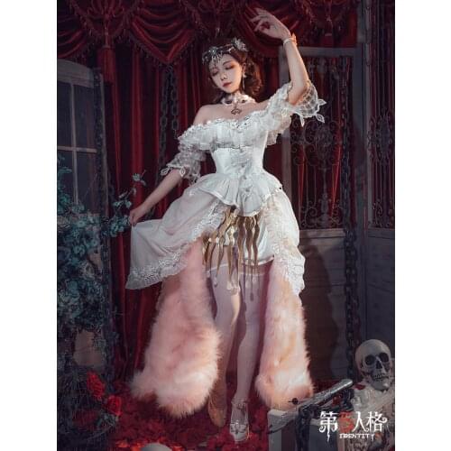 Anime Identity V Madame Red Mary Bloody Queen 2nd Anniversary Bella Donna Dress Cosplay Costume Women Halloween FreeShipping New