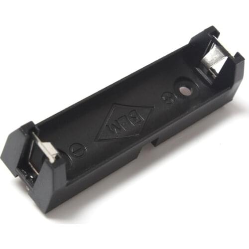 20Pcs Black Plastic AA 14500 Size Battery Holder Spring Clip Battery Box With Pin For Soldering Connecting