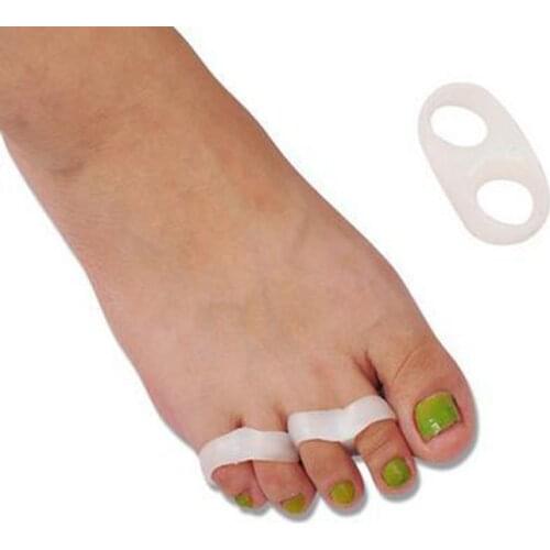 4Pairs Of Women Gel Toe Straighteners Separator Bunion Corrector Pain Relief Foot Care Tool