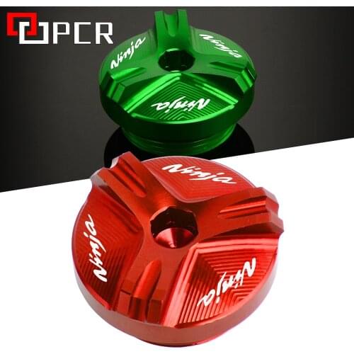 Motorcycle Aluminum Engine Oil Filler Plug Cover For kawasaki Ninja H2R H2 SX EX Carbon 2015-2019 2016 2017 2018