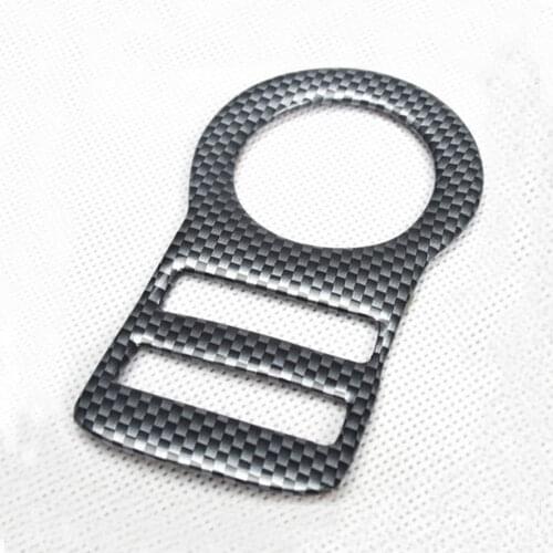 Carbon Fiber Car Headlight Fog Lamp Switch Control Button Trim Cover Frame For Chevrolet Camaro Colorado Chevy Cobalt Cruze
