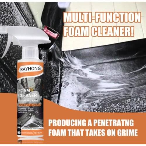 Car Wash Car Interior Cleaning Foam Cleaner Car Seat Interior Car Cleaner Auto Leather Clean Wash Paint Care