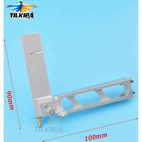 CNC Aluminum Rudder Electric Boat 100x90mm Water Pickup Rudder for RC MONO-1 O Boat VOREX Good Quality