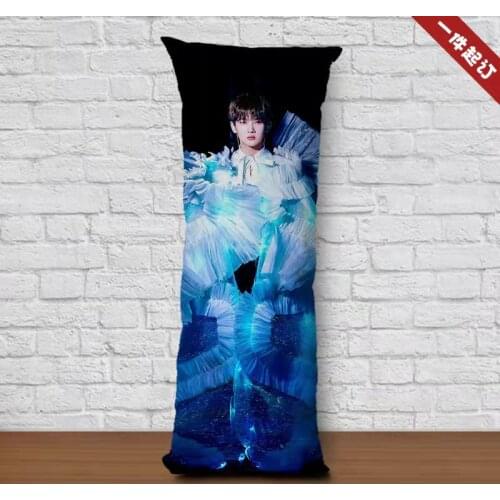 Rise Zhou Zhennan Long Pillow Bedside Large Cushion Lunch Break Pillow Double-sided Print Pillowcase + Pillow Core, Idol Cheer
