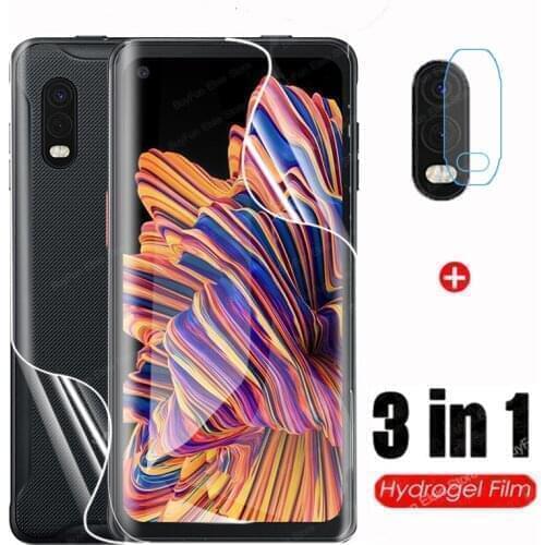 3 in 1 Hydrogel Film For Samsung Galaxy Xcover Pro Screen Protector & Camera Lens Sumsung X cover pro Protective Film Not Glass