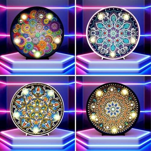 GATYZTORY DIY Painting By Numbers Mandala View Oil Painting Landscape HandPainted Acrylic Painting Home Decoration