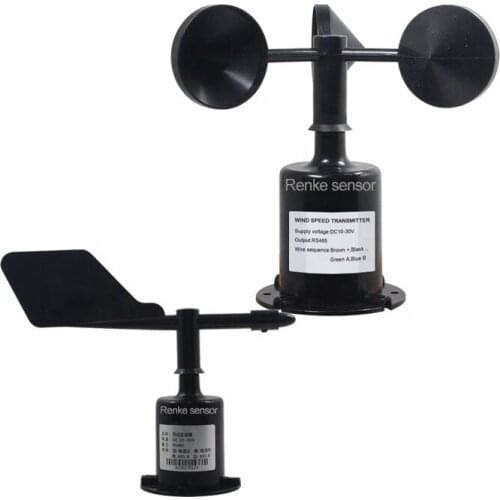 Lightweight casing wind speed and direction sensor