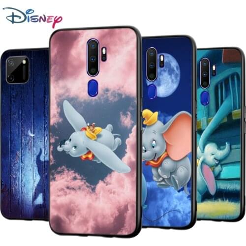 Cute Baby Dumbo For OPPO A5 A9 A7 A11X A1K A12 A12E A31 A32 A53 A53S A72 A73 A93 AX7 Pro 2020 Silicone Phone Case