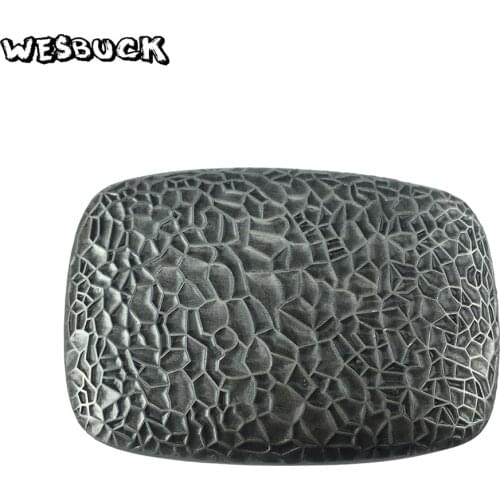 5 PCS MOQ WesBuck Brand Blank DIY Metal Belt Buckles for Man Unisex Western Buckle Cowboys Cowgirls Paracord Buckle Luxury