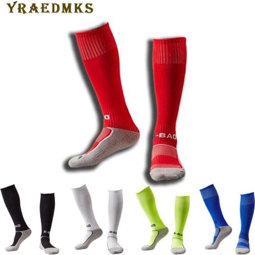 Youth Football Stocking stockings Teenager EU 33-37 Training Soccer Sock Comfortable Elastic Compression towel bottom Sports