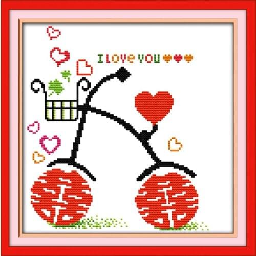 Double Happiness cross stitch kit 14ct 11ct count print canvas stitches embroidery DIY handmade needlework plus