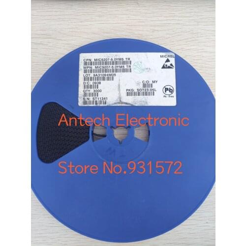 Original authentic product 《 3000PCS/disk 》 MIC5207-5.0YM5 Silk screen printing:LE50 SOT23-5