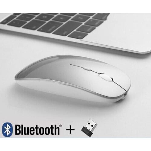 Rechargeable 2 in 1 2.4G Wireless Bluetooth 3.0 Bluetooth Mouse for PC Android Windows XP/ Vista / Win7