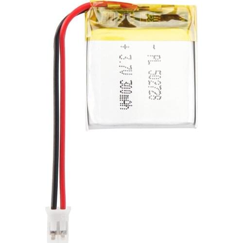 YDL 3.7V 360mAh 502728 Rechargeable Lipo Battery with JST Connector