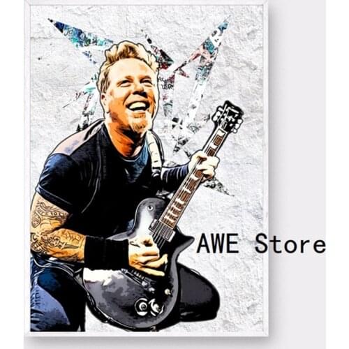 Posters and Prints James Alan Hetfield Canvas Oil Painting Art Wall Art Pictures Home Decor No Frame