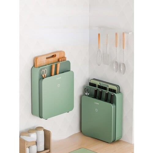 GY Xiaomi PICOOC Cutting Board Disinfection Shelf Antibacterial and Mildewproof Plastic Set Anvil Cutting Board