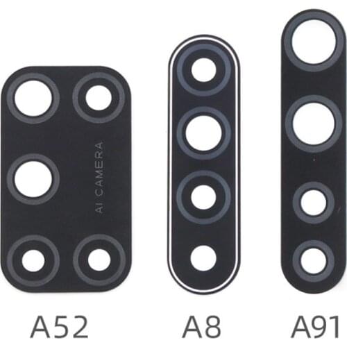 Rear Back Camera Glass Lens Cover For Oppo A52 A8 A91 with Ahesive Sticker Replacement Parts