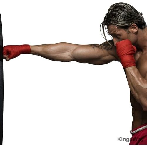 1Pair 2.5m Cotton Kick Boxing Wraps Bandage Men Sanda Taekwondo Muay Thai Guantes De Boxeo MMA Wrist Straps Equipment