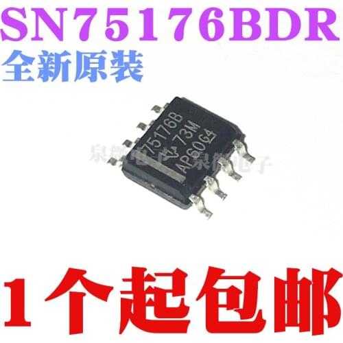 100% Original New In Stock SN75176B 75176B SN75176BDR SOP-8 (5pcs/lot)