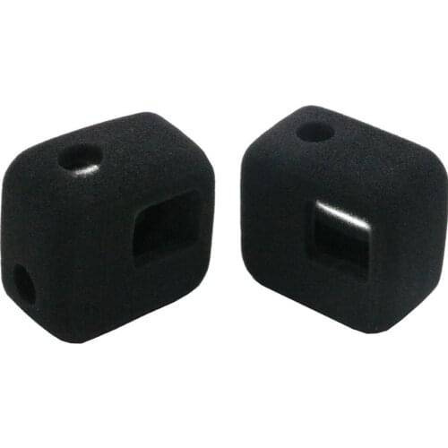 Windshield Wind Noise Reduction Sponge Foam Case Cover For GoPro Hero 7/6/5 Black Sports Action Camera Housing Accessories 2pcs