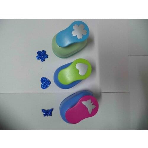 3pcs(2.5cm) sakura,heart,butterfly shape craft punch set Punch Scrapbooking school Paper Puncher eva hole punch free shipping
