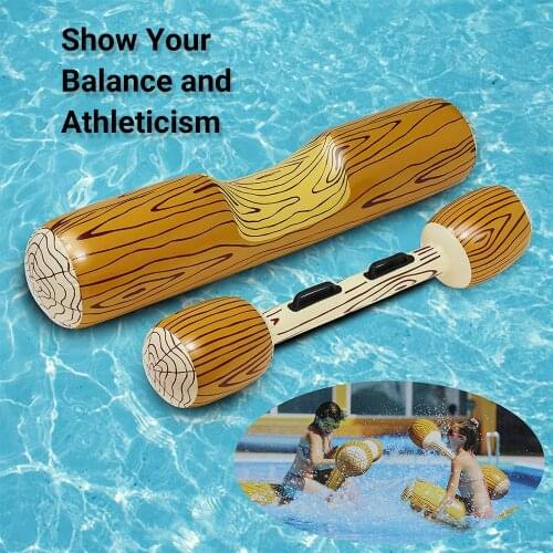 4PCS/Set Swimming Pool Float Game Inflatable Water Sports Bumper Toys For Adult Children Party Gladiator Raft Kickboard Pool Toy