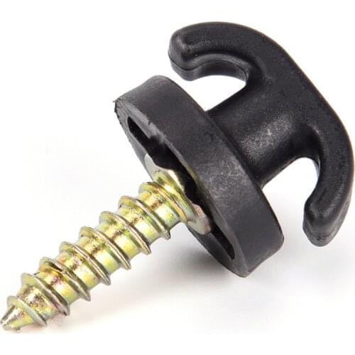 4Pcs Universal Car Rear Trunk Envelope Cargo Net Tie Down Hook Ring Loop Hanging