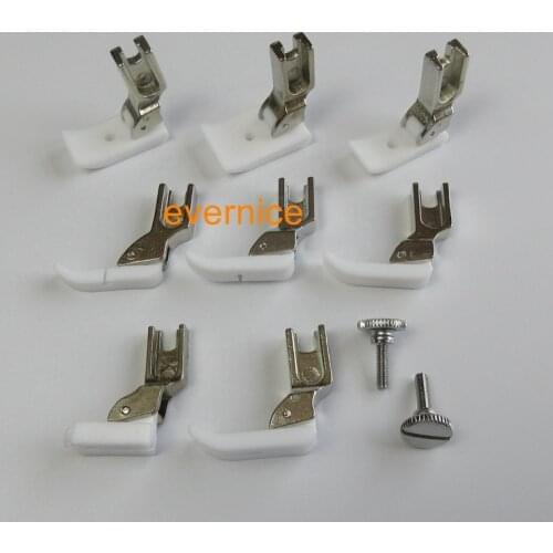 8 Non-stick coating ZIPPER & WIDE BOTTOM PRESSER FOOT for JUKI TL98 Q QE