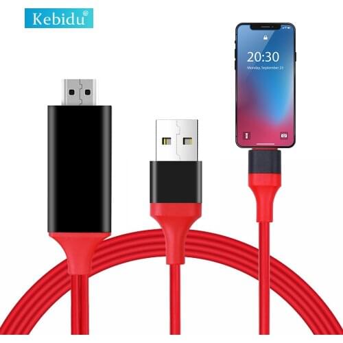 FOR APPLE to HDMI-compatible Cable HDTV TV Digital AV Adapter USB 1080P Smart Converter Cable tv for iPhone 7 6S Plus